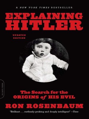 cover image of Explaining Hitler